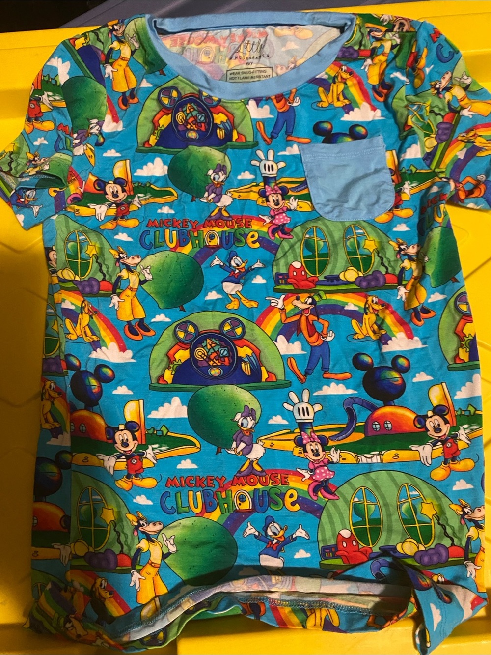 Bamboo pocket tee EUC 6/7